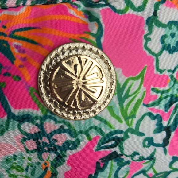 Lilly Pulitzer Run Around Crossbody Waist Belt Bag Soleil Pink Perfect Poppy New - Picture 16 of 17